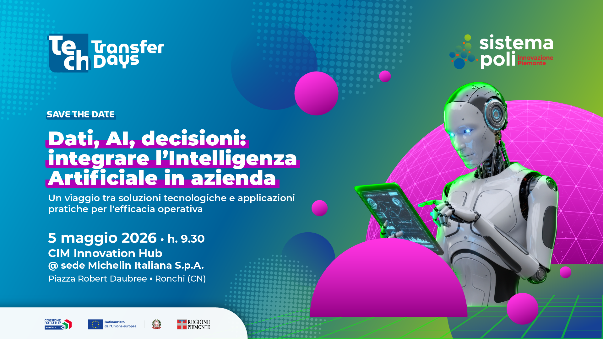 Tech Transfer Days 2026 - seconda tappa | 5 maggio