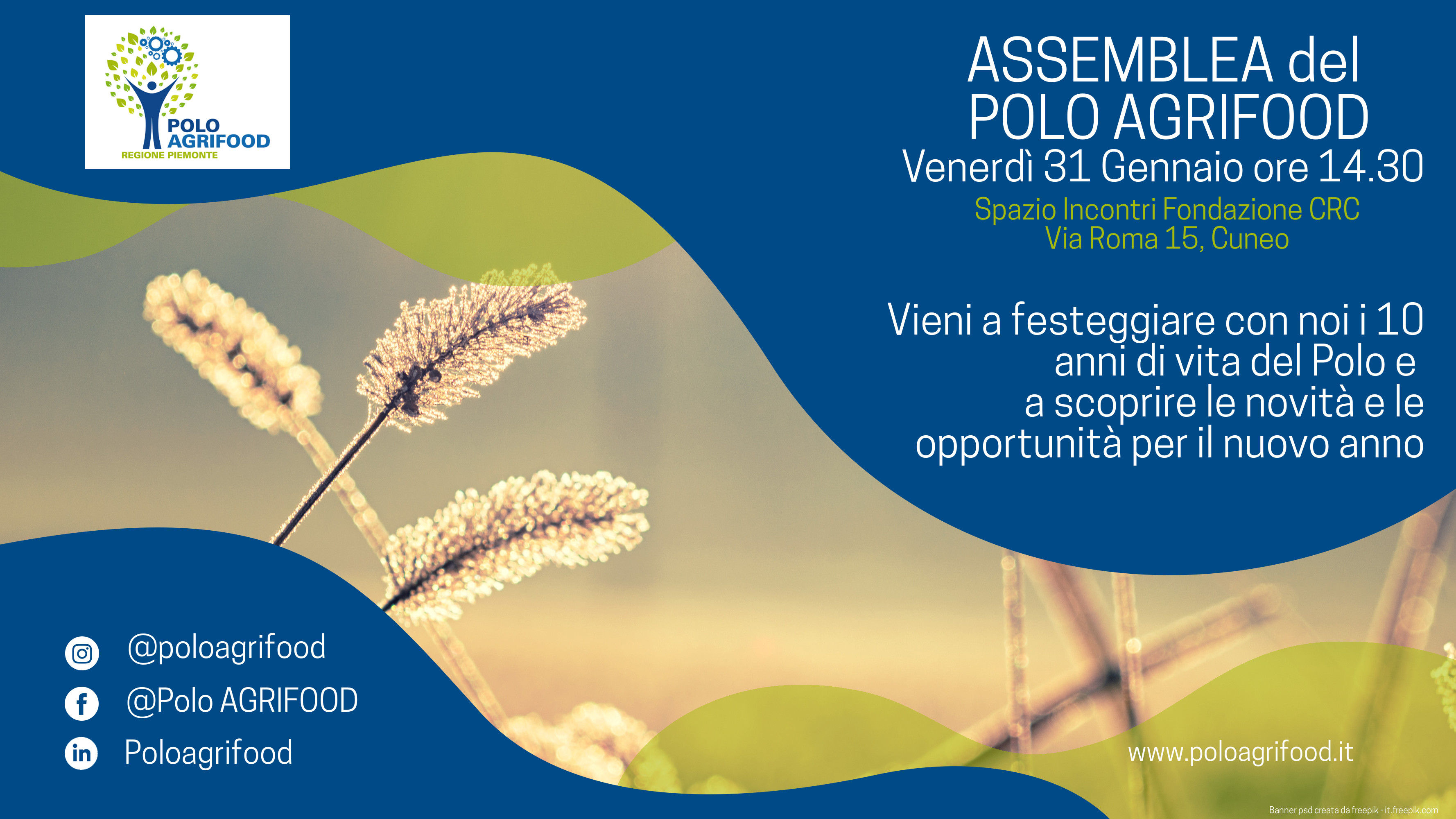 Assemblea del Polo AGRIFOOD - Cuneo - 31 Gennaio 2019