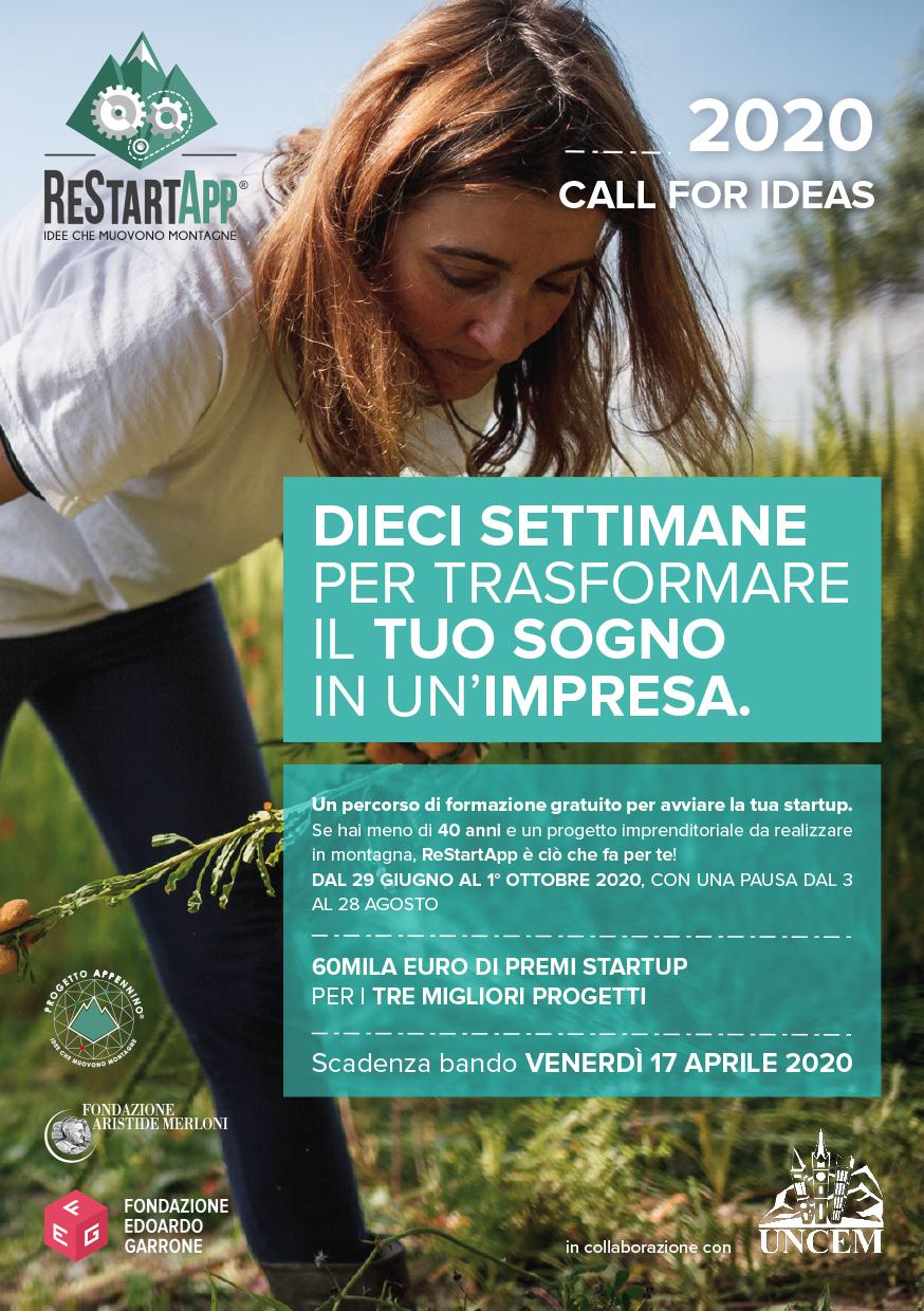 CALL FOR IDEAS per la partecipazione al Campus ReStartApp